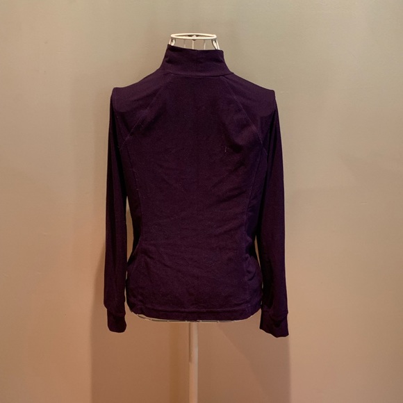 ATHLETIC WORKS Purple Fitted Active Turtleneck (S) - Picture 3 of 8